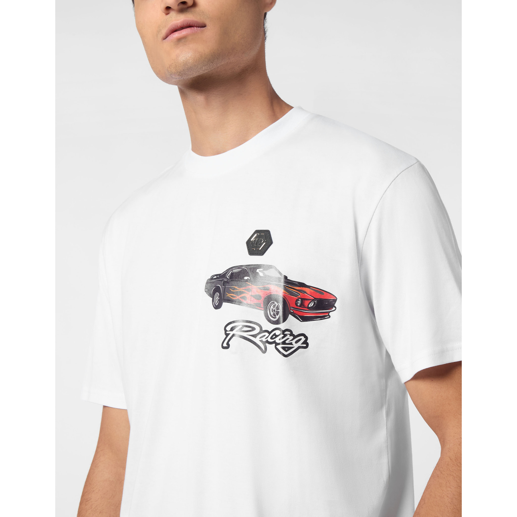 PHILIPP PLEIN Camiseta Cuello Redondo RACING