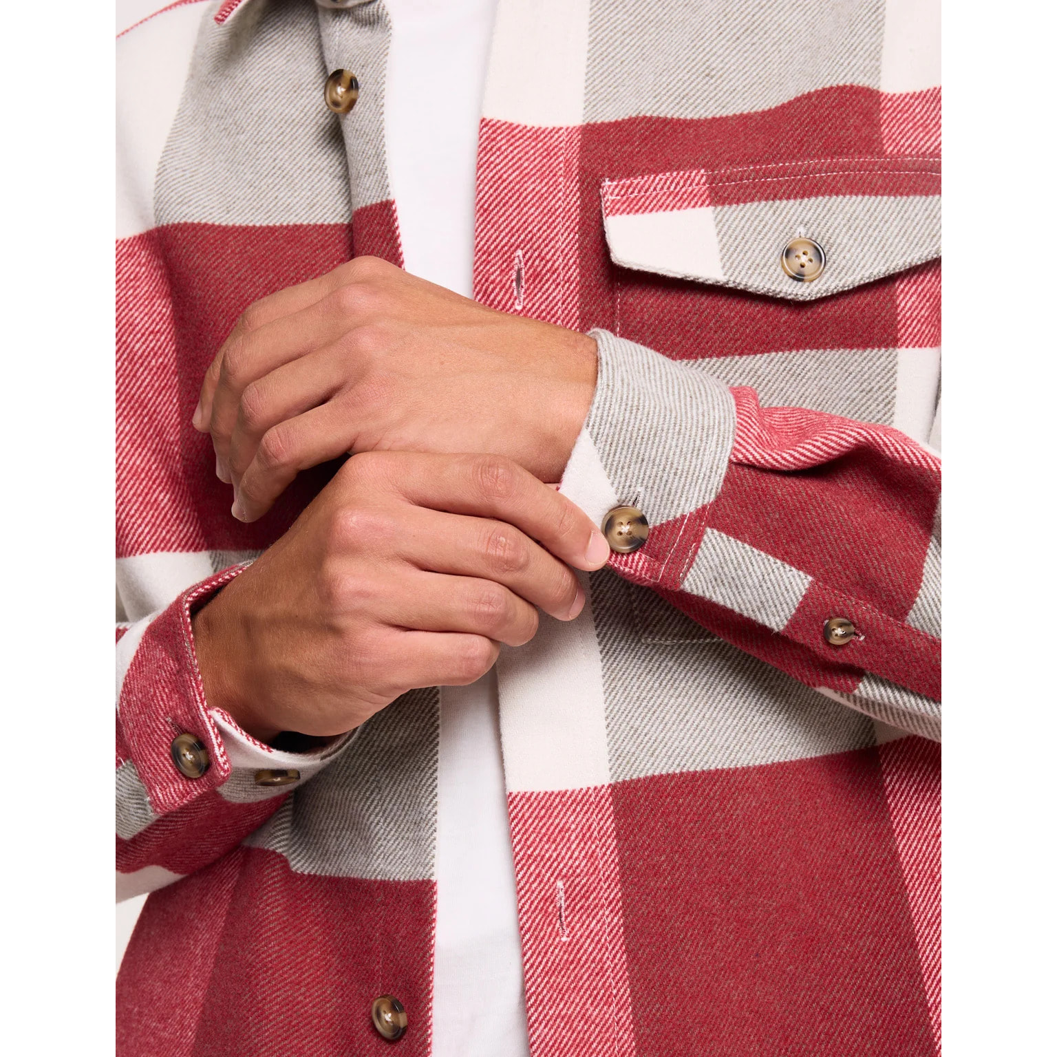 Sobrecamisa a Cuadros Rojo - Manem