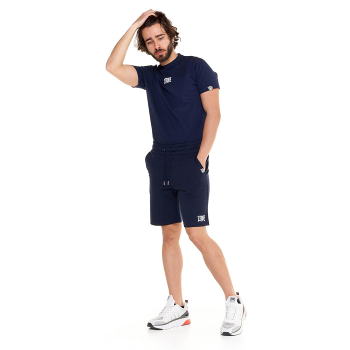 Pantaloncini in cotone da uomo Leone Basic
