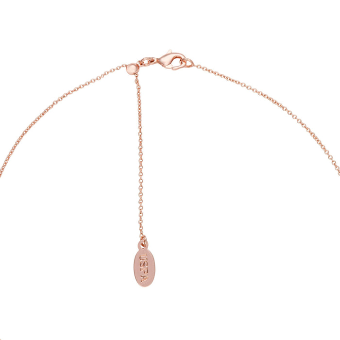 Collana U.S. Polo Assn. In metallo placcato oro rosa