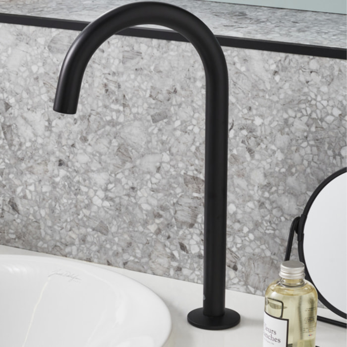 Mitigeur lavabo 2 trous XL Grands Boulevards Noir mat