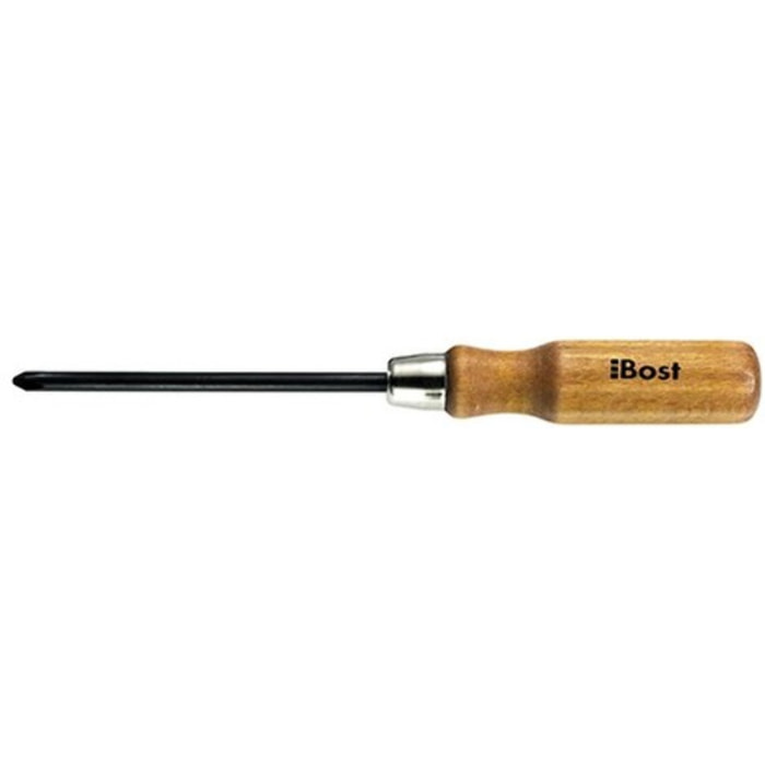 Tournevis BOST Manche bois - Lame cruciforme Phillips - 6 X 125 mm - 604100