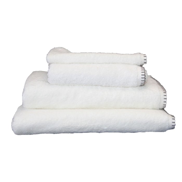 Serviette de bain grand hotel - Blanc