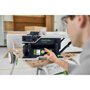 Scie circulaire sur table sans fil CSC SYS 50 EBI-SET - FESTOOL - Avec 2 batteries 18V 5Ah - chargeur double - chariot - systainer - accessoires - 577379