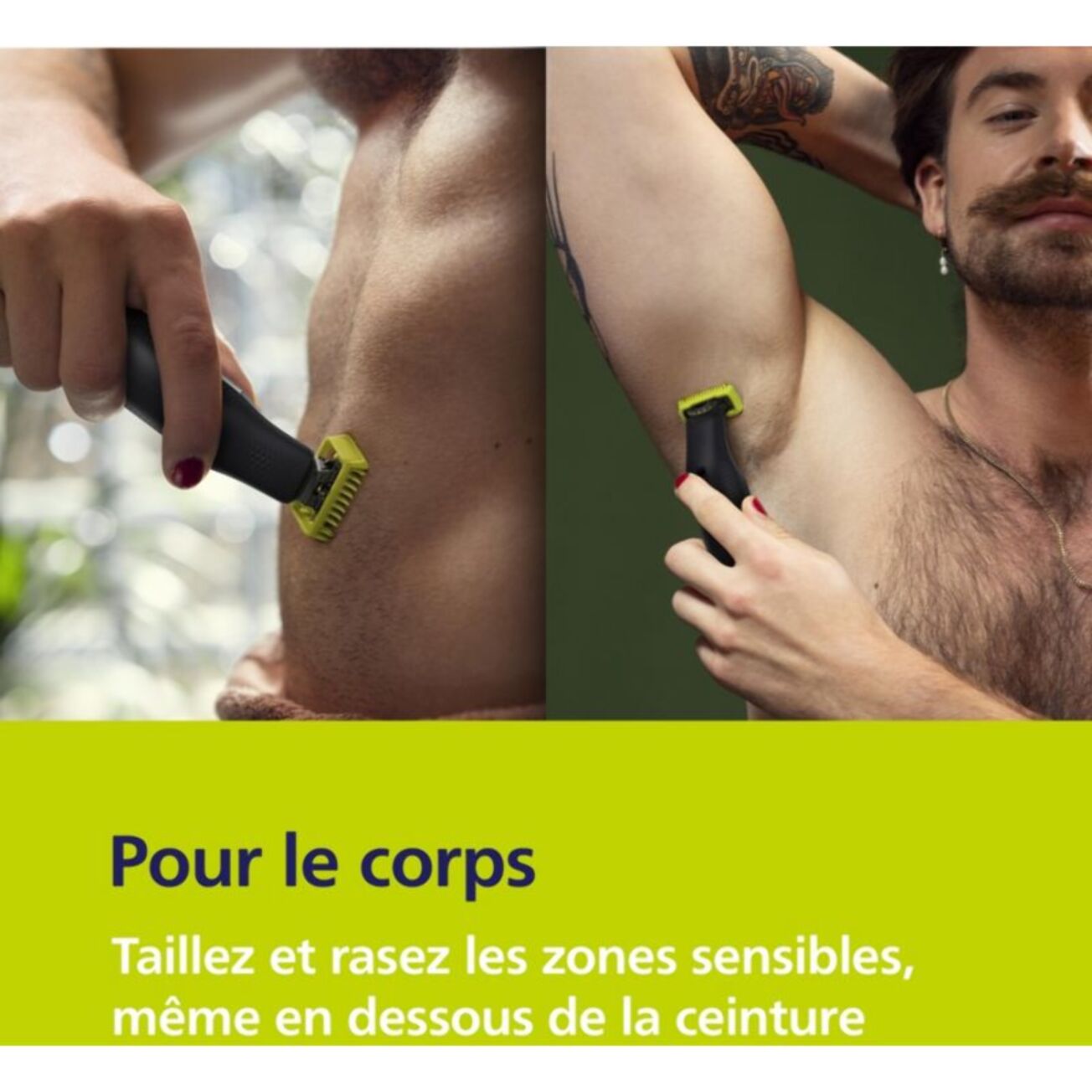 Tondeuse barbe PHILIPS OneBlade Pro QP6506/15, 5 hauteurs de coupe, précision 1 mm, 90 mn