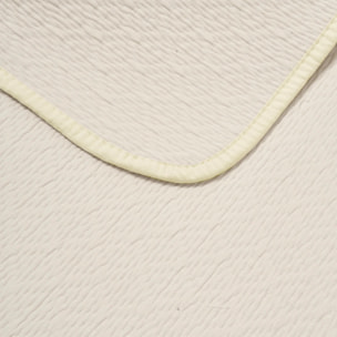 Colcha jacquard ayana natural