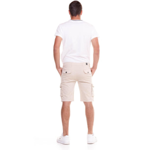 Shorts cargo minimalistas para hombre