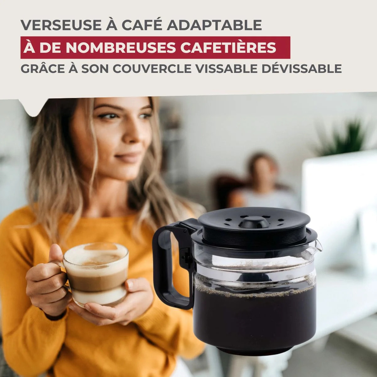 Verseuse adaptable pour cafetière American Tradition Fackelmann Basic