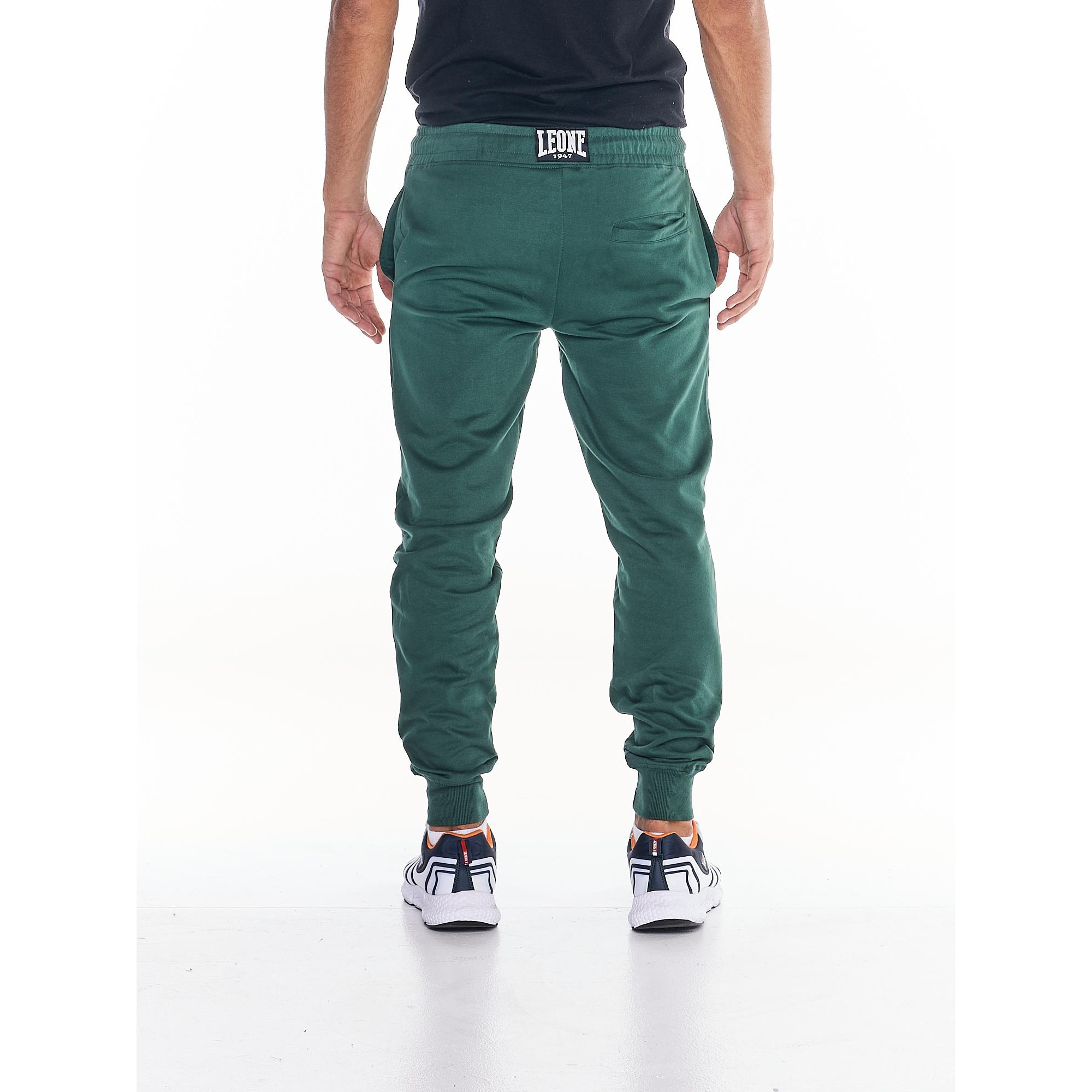 Pantaloni in felpa da uomo elastico caviglia icona leone College