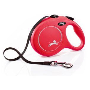 Laisse New Classic L Tape 8 m red Flexi CL30T8-251-R-20