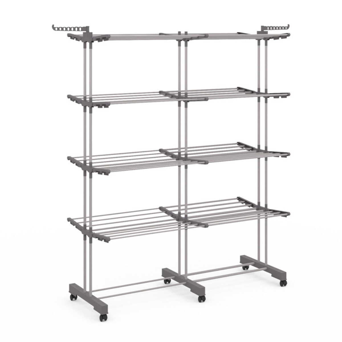 Séchoir extensible pliable 4 niveaux - 50m d'étendage