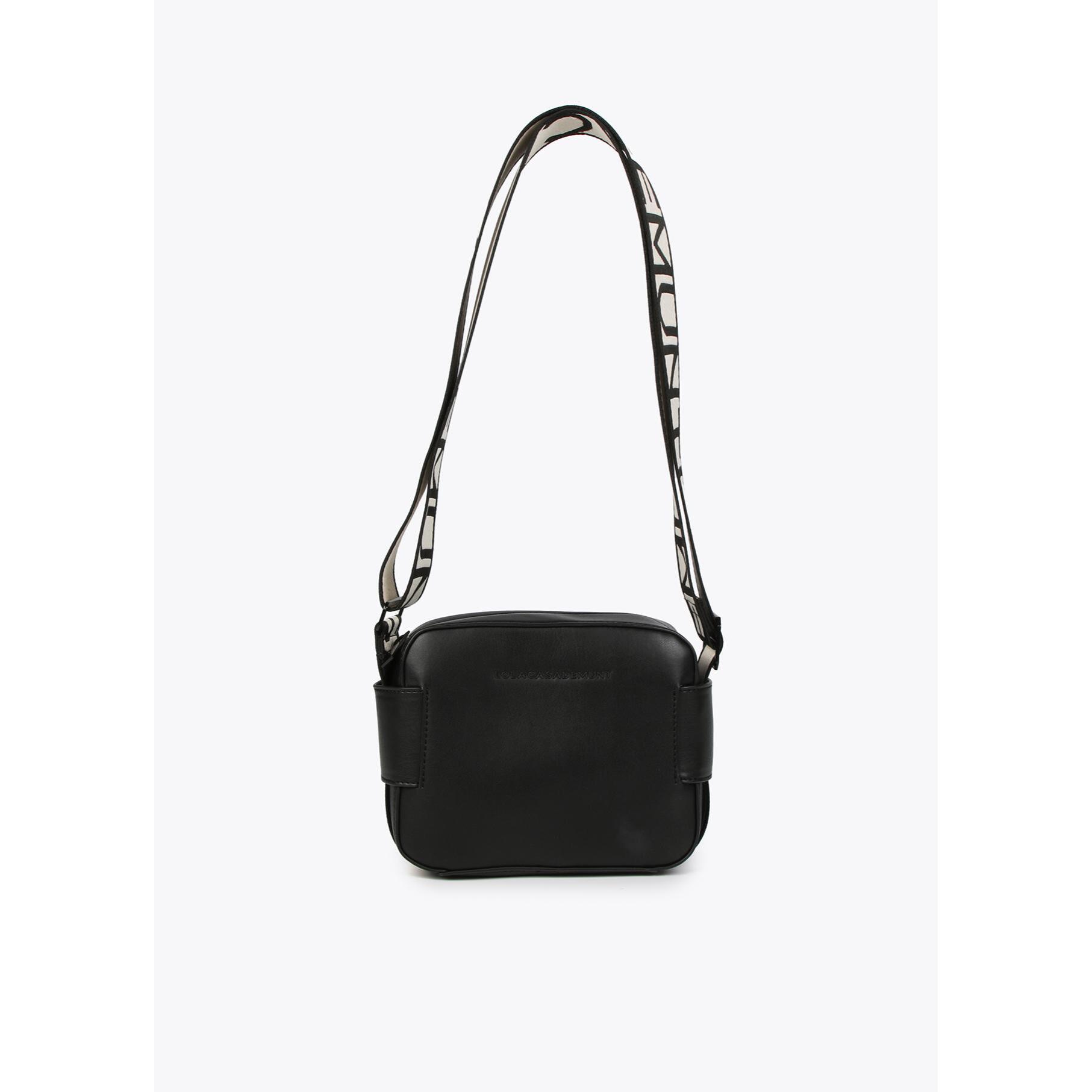 Borsa a tracolla camera bag con manici arricchiti da logo