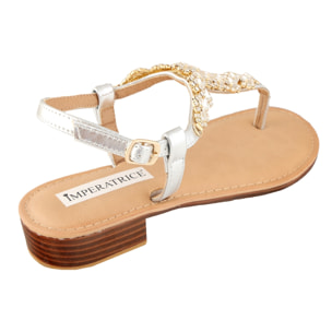 Sandali infradito bassi gioiello