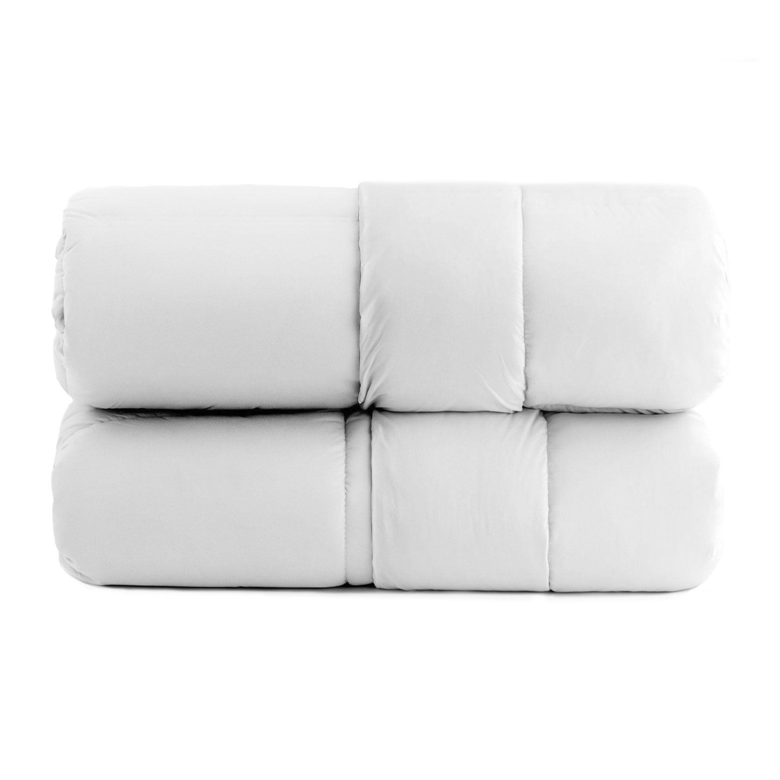 PIUMINO INVERNALE PRESTIGE, 300gr, Microfibra, Made in Italy, Bianco