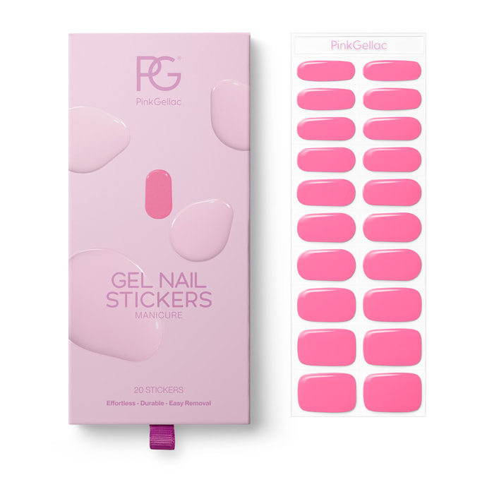 Stickers gel - 0006 Neon Pink
