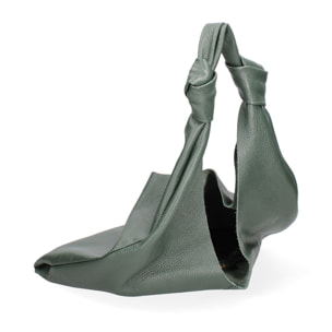 Borsa a spalla da donna In Vera pelle Made in Italy 40x42x2 cm