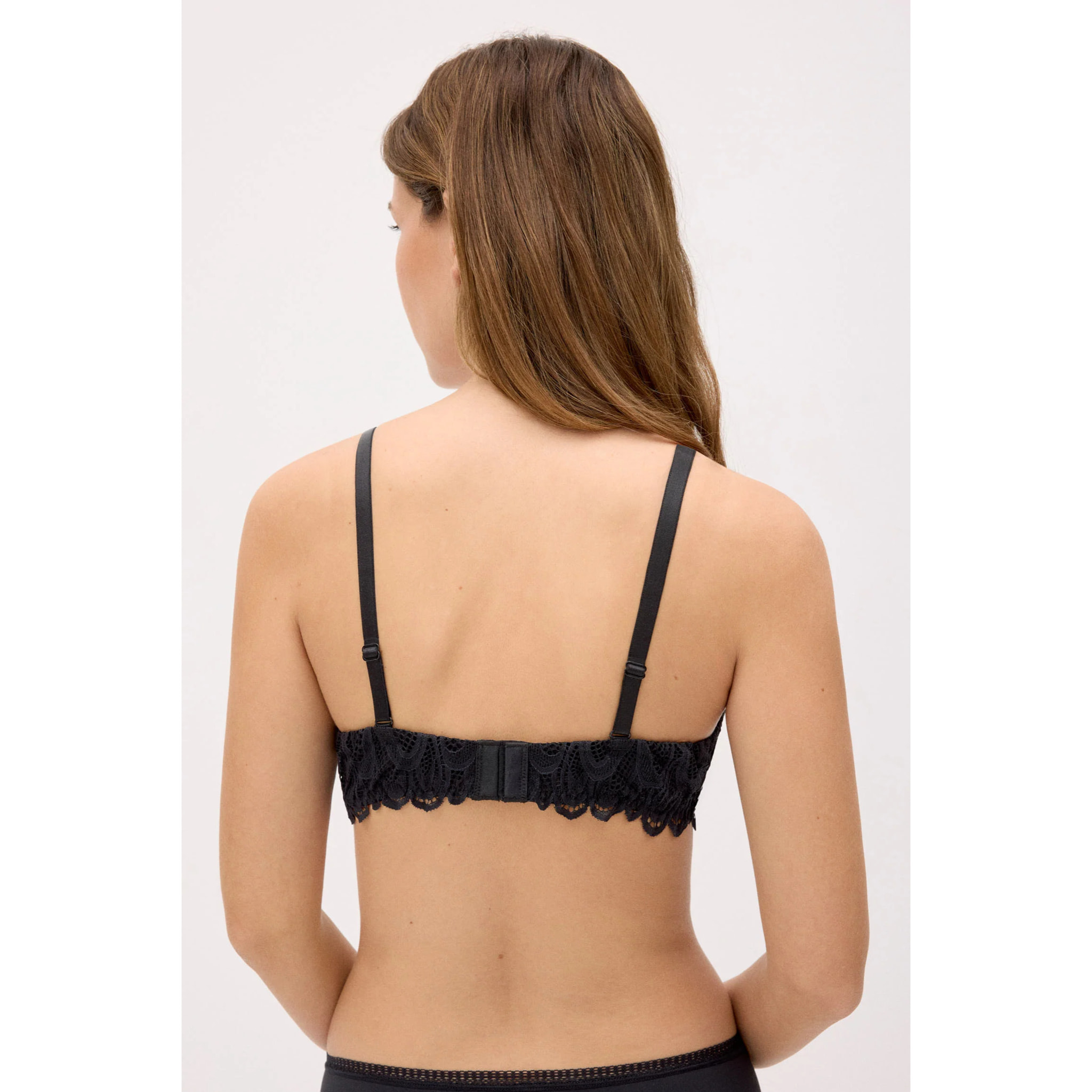Reggiseno con ferretto e imbottitura Nero