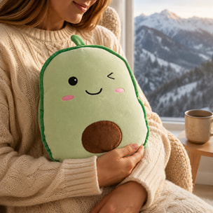 Peluche - THE CONCEPT FACTORY - Avocat Kawaii - Micro Ondable - Vert