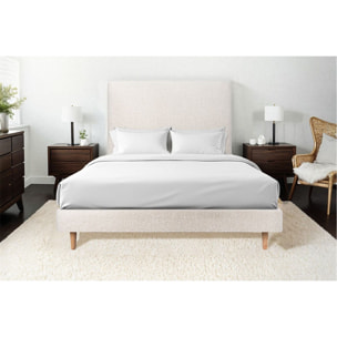 Sommier Tapissier Bouclette Ep14 - pieds bois