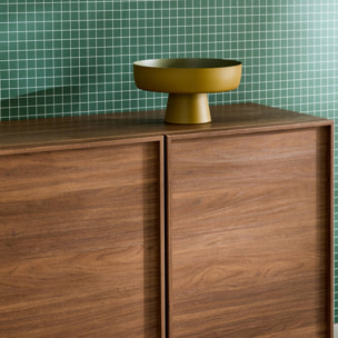 Buffet effet bois 3 portes 160cm KUBA