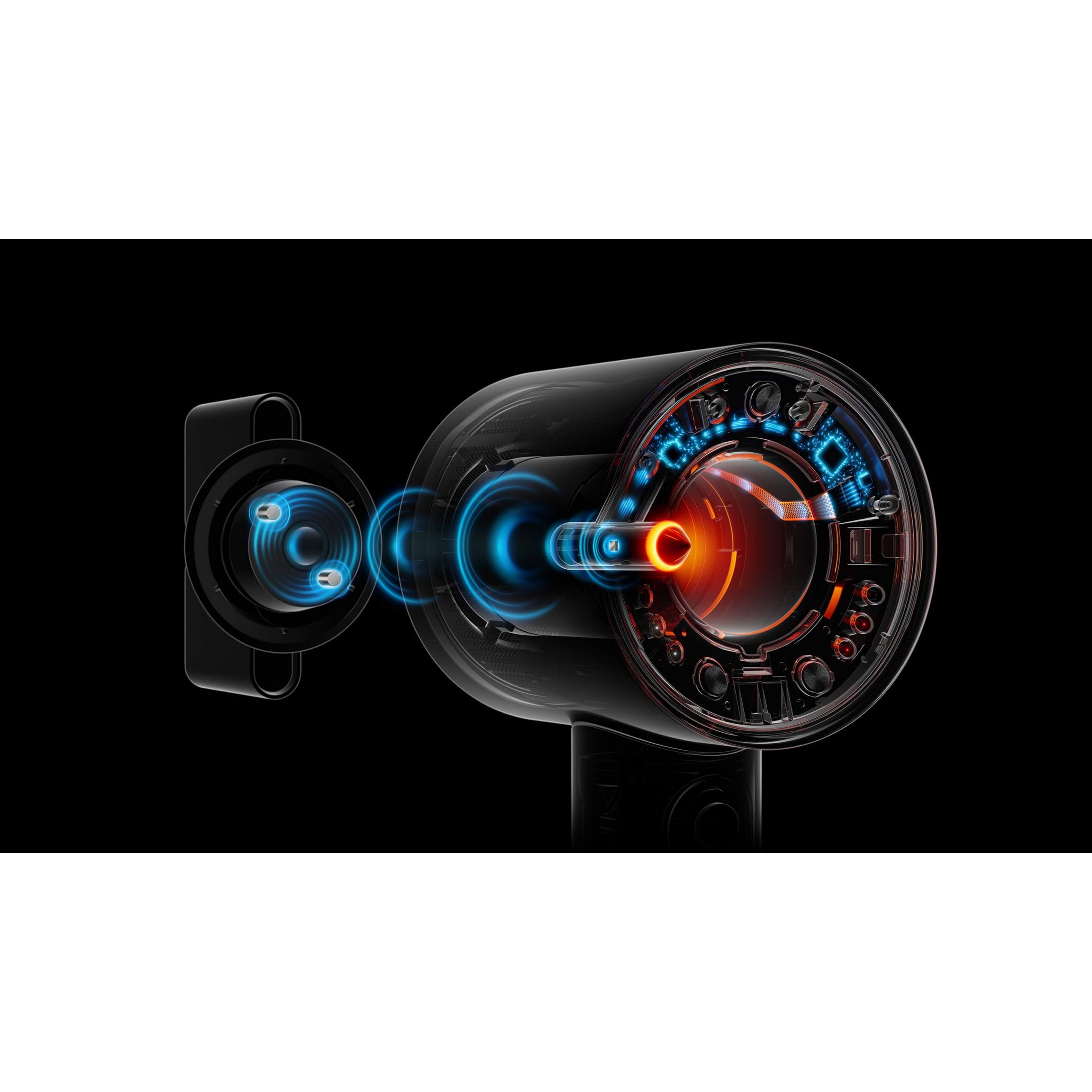 Sèche-cheveux Dyson Supersonic Nural™ - Cheveux raides à ondulés (Velours Rouge/Or)