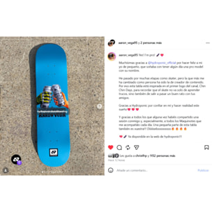 Tabla de skate Hydroponic PRO-MODELS ARRON VEGA
