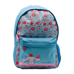 Zaino Americano Cinnamoroll adattabile al carrello. Schiena imbottita e compartimento per laptop.