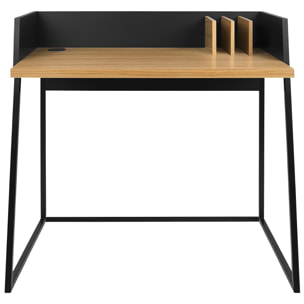 Bureau bois et noir CHARLES