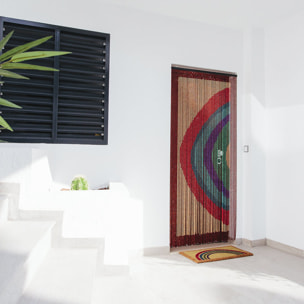 Cortina De Madera Rainbow 60 Líneas 90x200 Cm