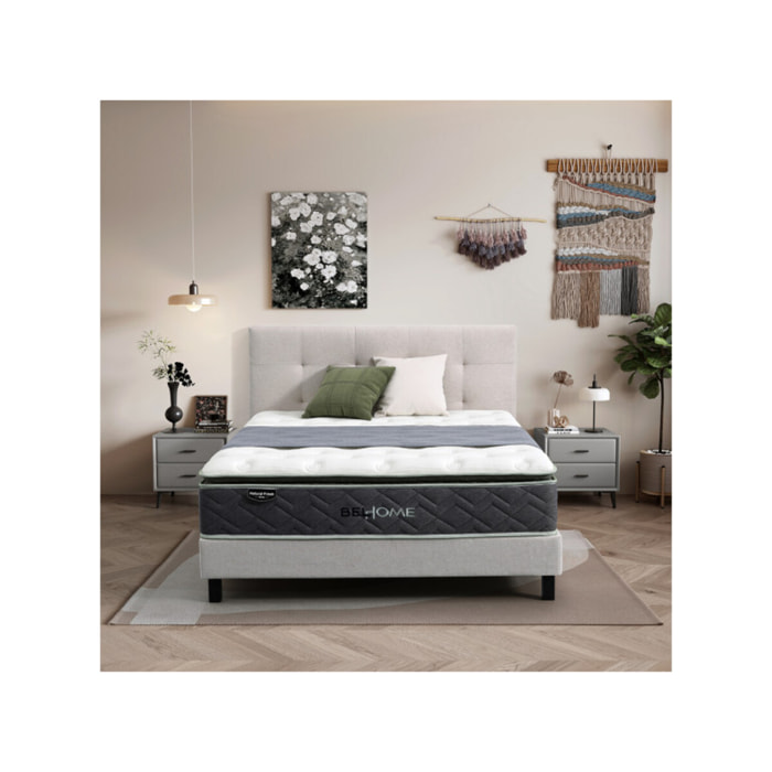 Matelas hybride 180x200 cm multicouches ressorts ensachés - SONGE