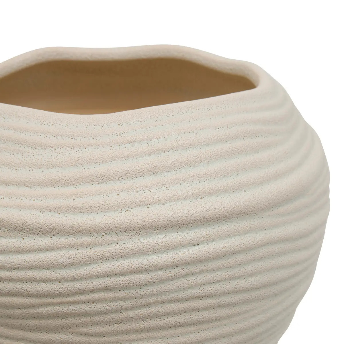 Vase Prudi blanc H22cm