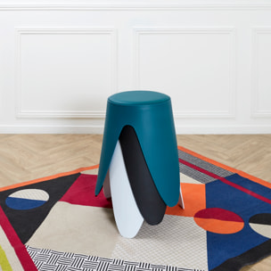 Tabouret Eve Bleu Canard M6