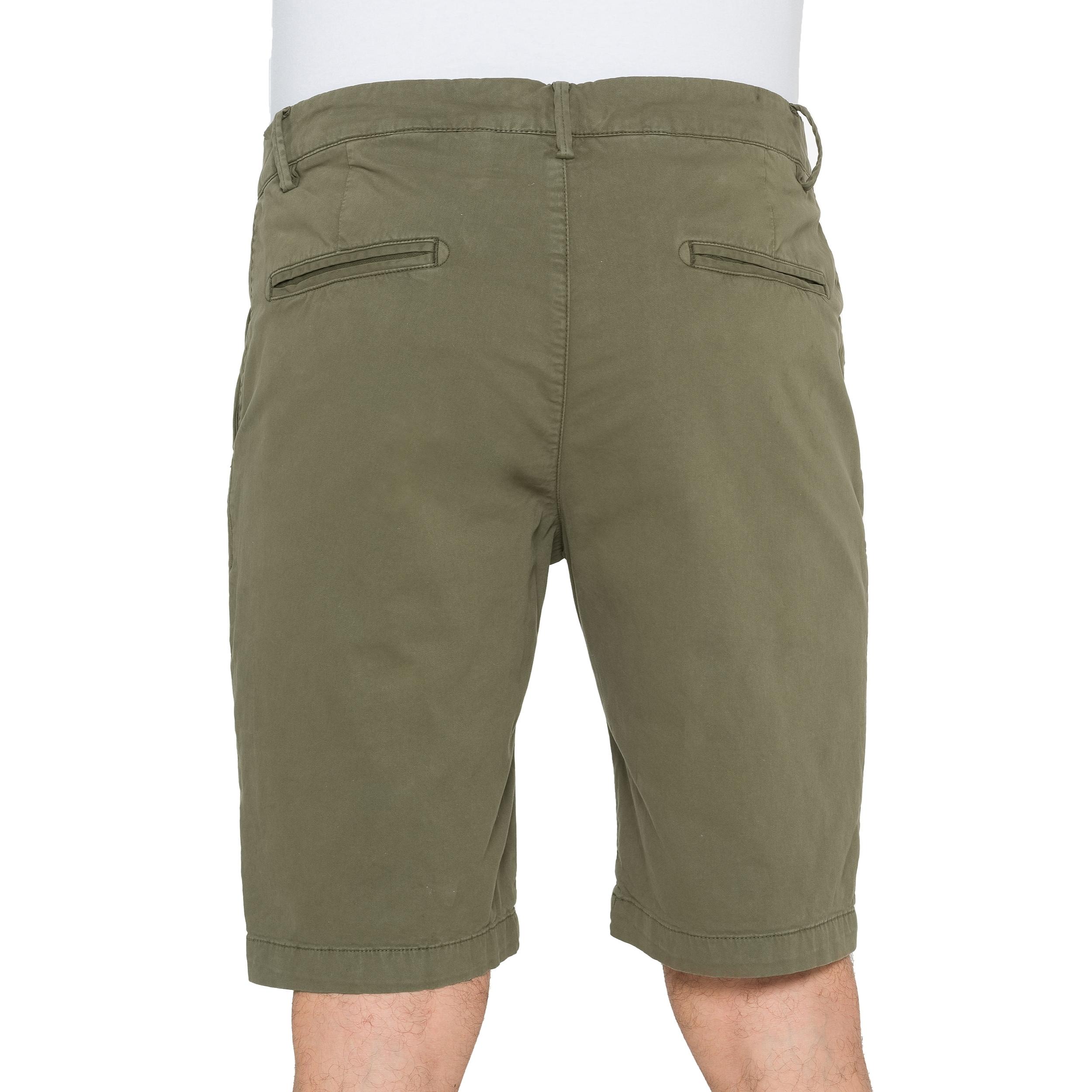 Bermudas Hot Buttered Athabasca chino Verde militar