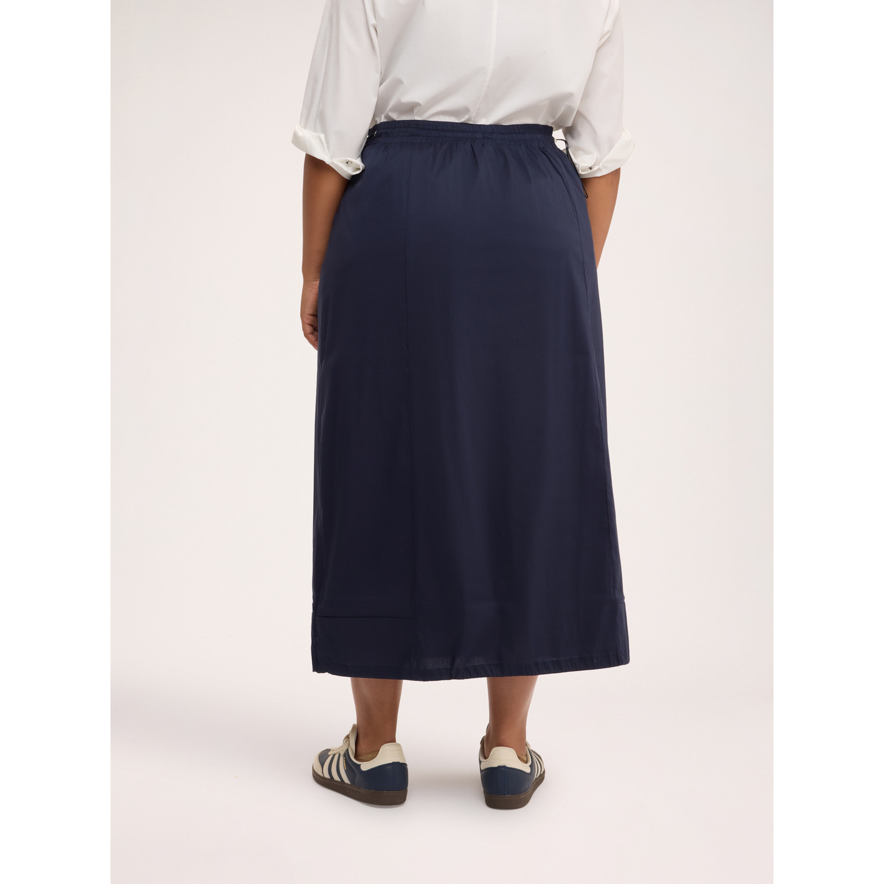 Fiorella Rubino - Gonna con coulisse in vita - Blu