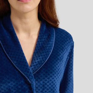 Bata larga Azul Marino