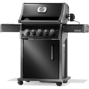 Barbecue gaz NAPOLEON Rogue  RB425RSBPK-2-FR-R noir 5 bruleurs sur chariot,  60x45 cm