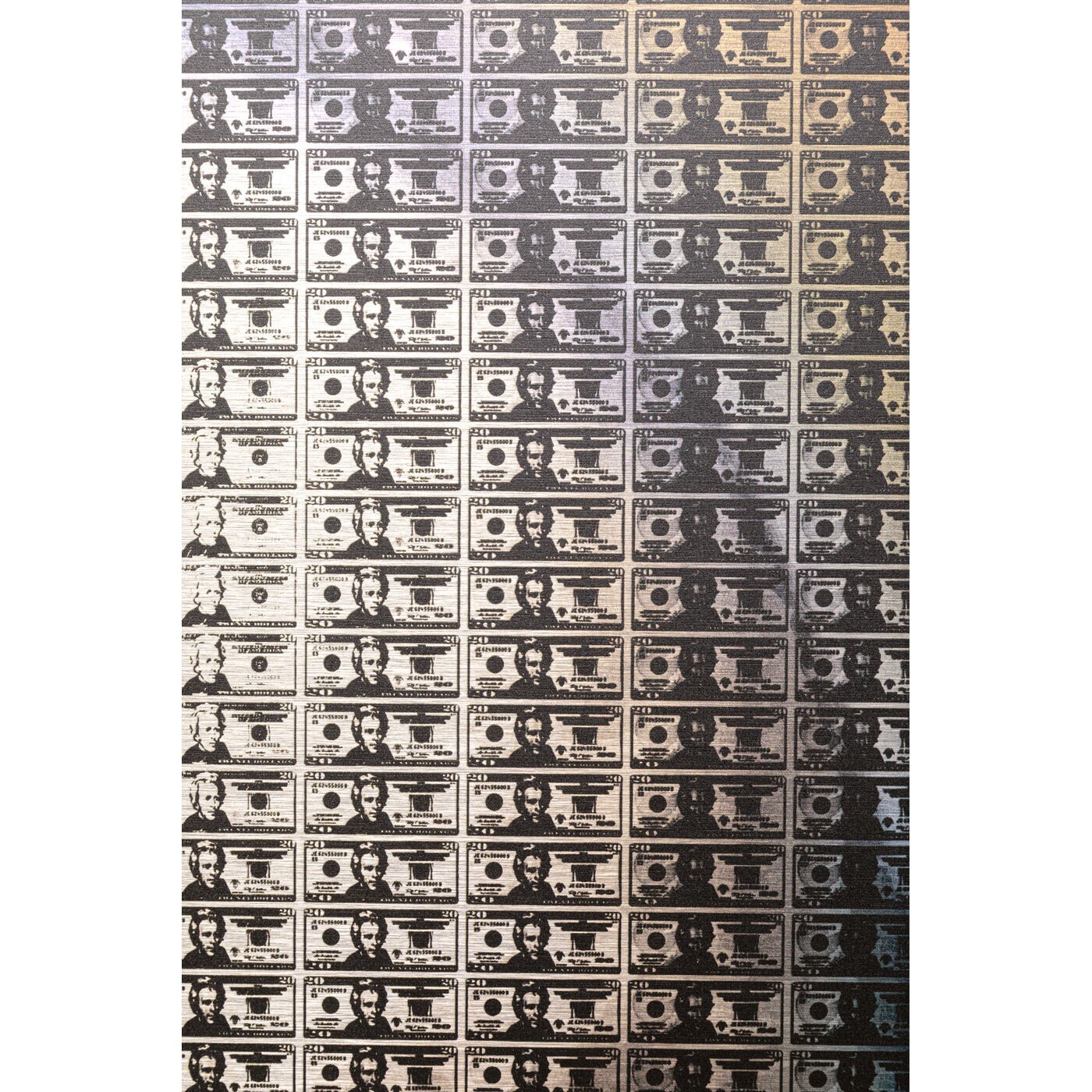 Tableau Frame homme billets 80x120cm Kare Design