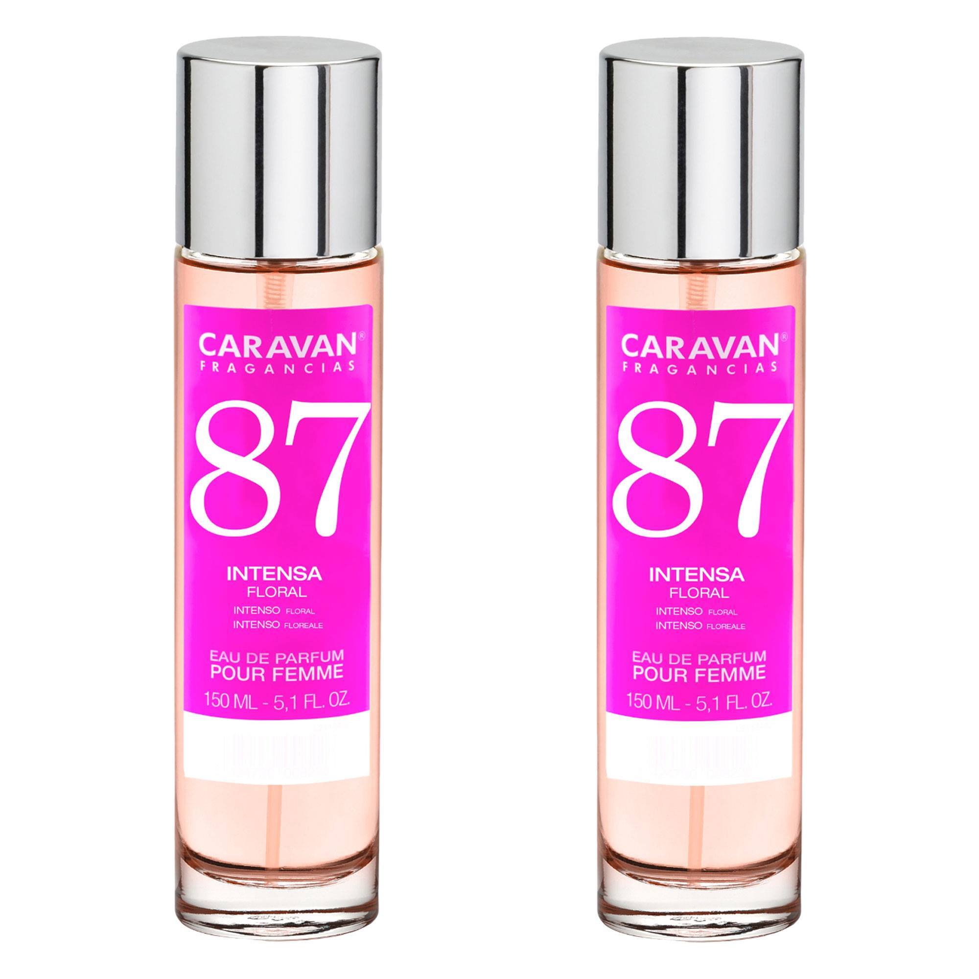 Caravan fragancias - caja de regalo con 2 perfumes nº87 de 150 ml, para mujer