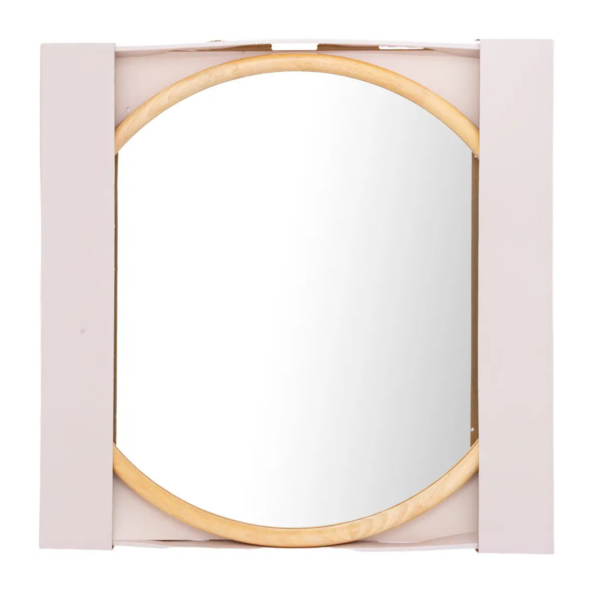 Miroir rond Kim bois D55cm