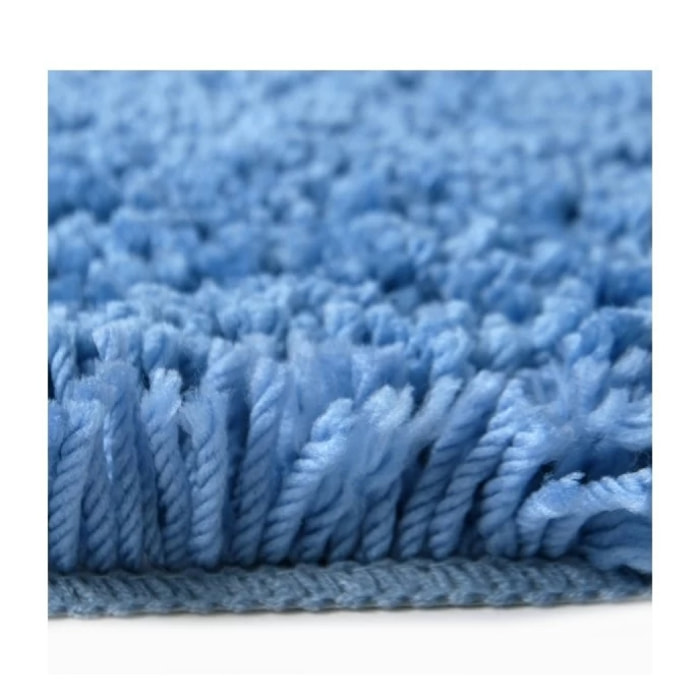 Tapis de bain rond Microfibre HIGHLAND Bleu Ciel Spirella