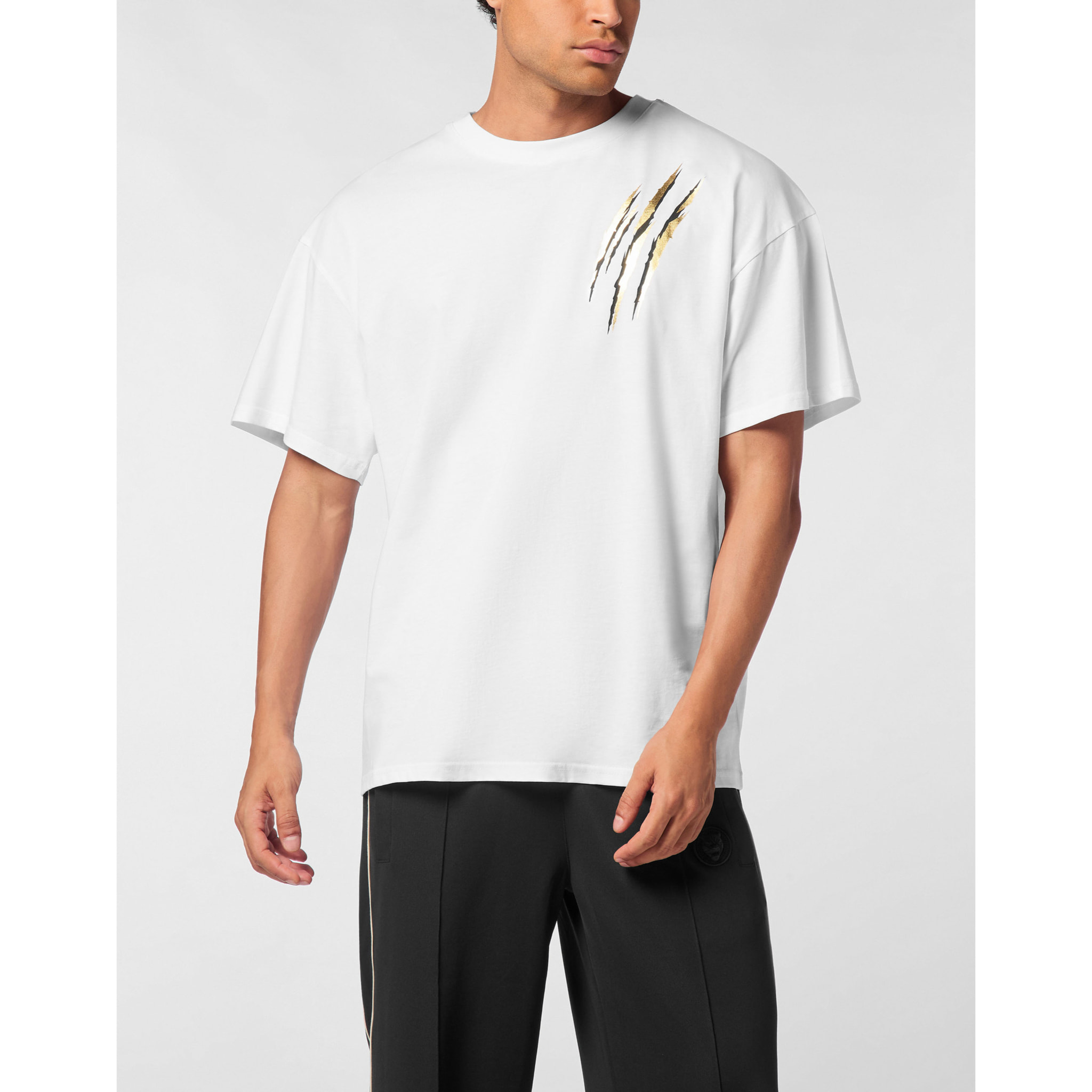 PLEIN SPORT T-Shirt Round Neck Ss SCRATCH