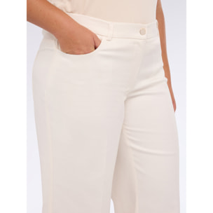 Fiorella Rubino - Pantaloni wide leg - Bianco