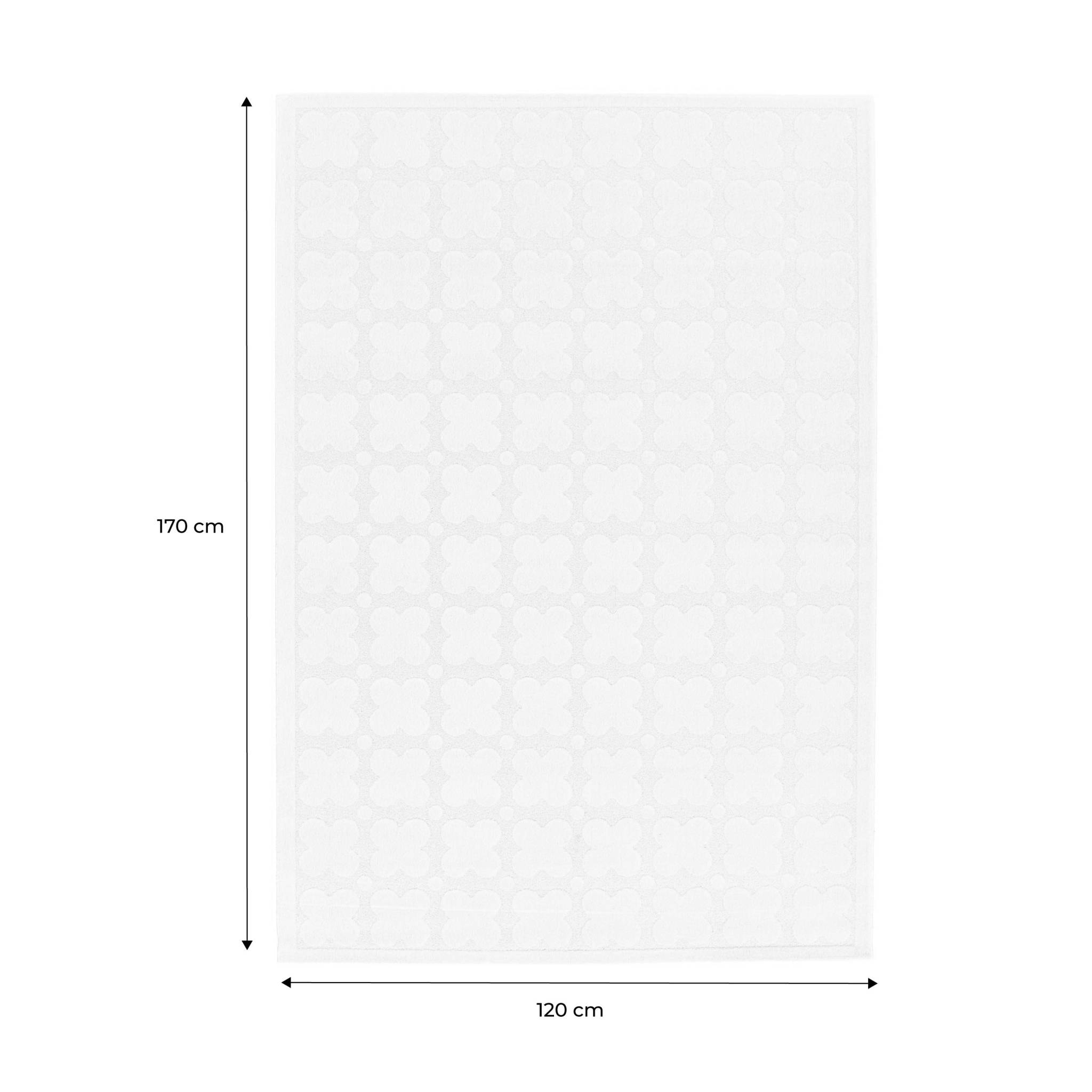 Tapis intérieur motif graphique crème  LILI