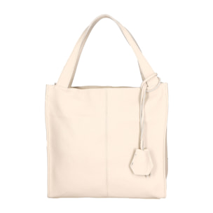 Borsa a spalla  da donna In Vera pelle Made in Italy 34x32x11 cm