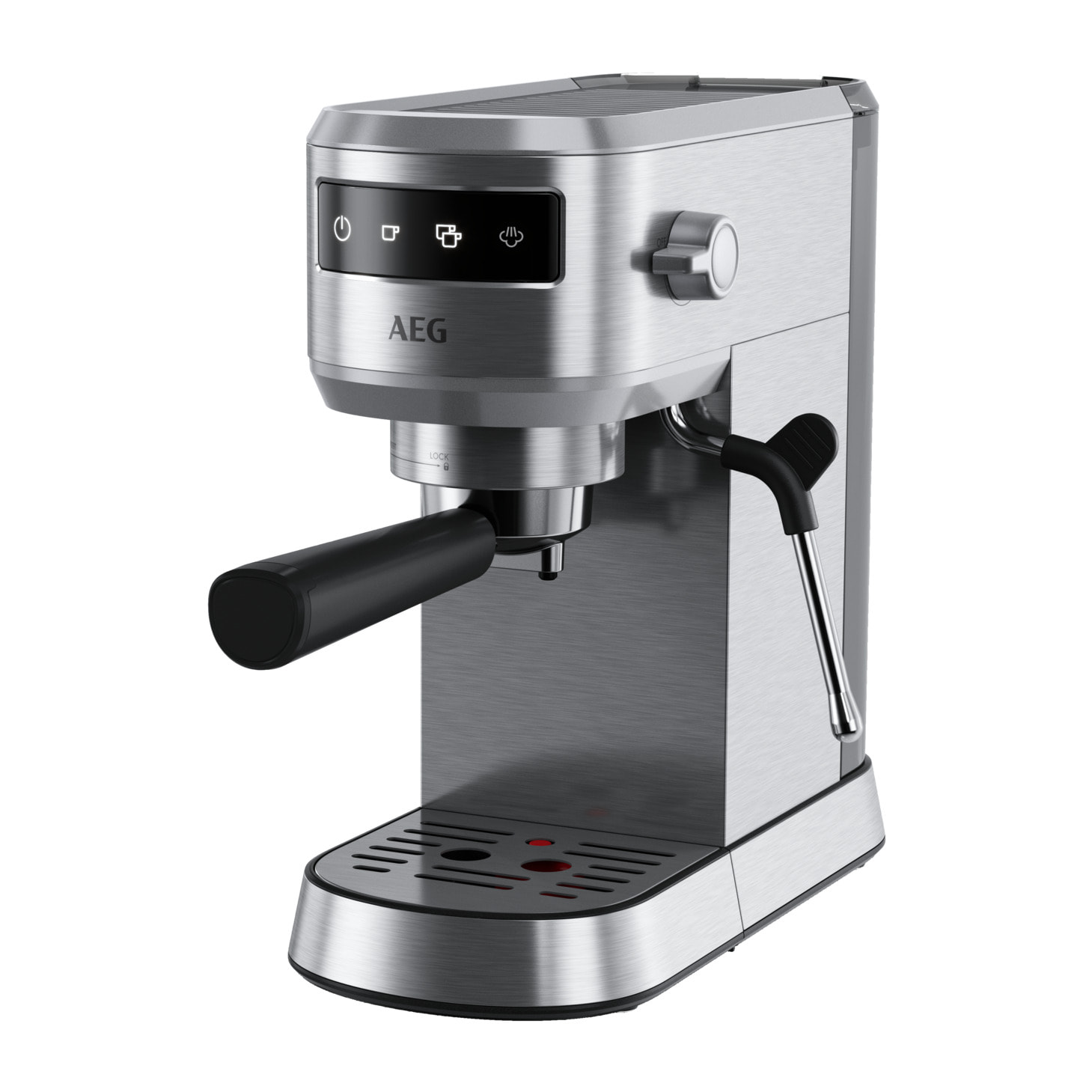 AEG Maquina de café espresso de 1 litro capacidad y 15 bares de presión EC6-1-6ST