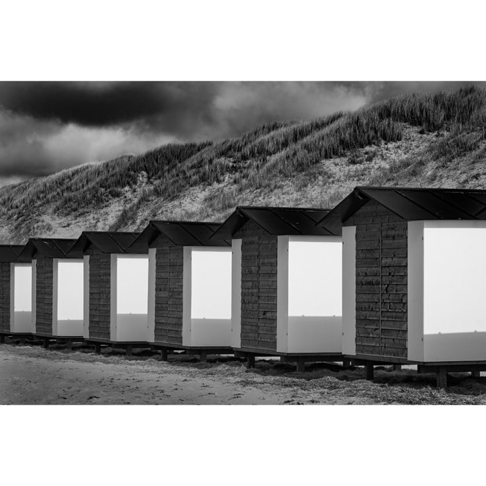 Tableau cabanes de plage Tableau plexiglas