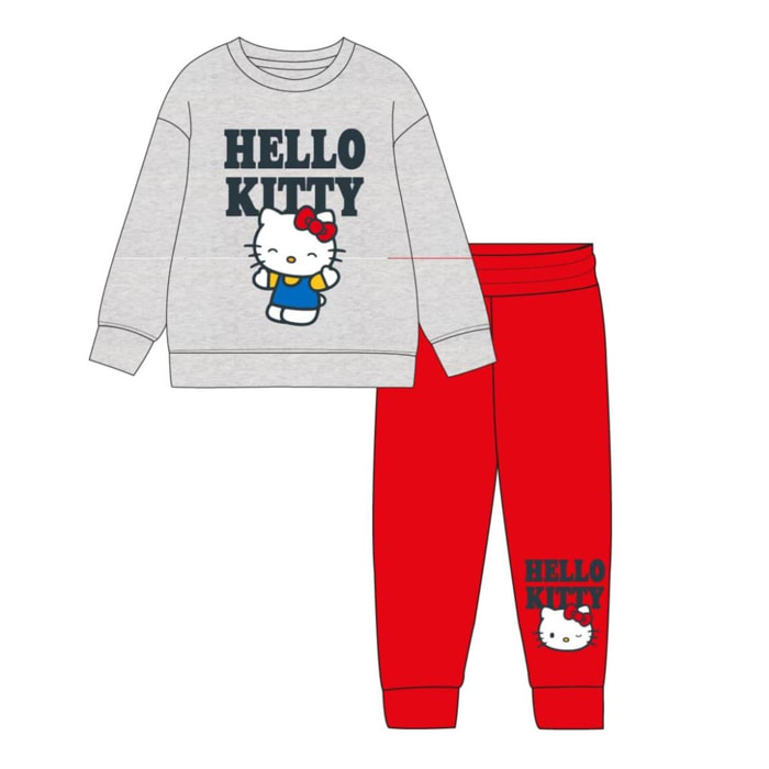 Conjunto cómodo y suave para niños de uso diario "Hello Kitty"