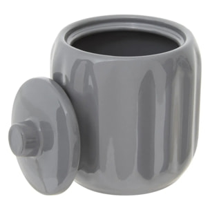 Pot à coton Colorama en céramique D.12,5cm gris