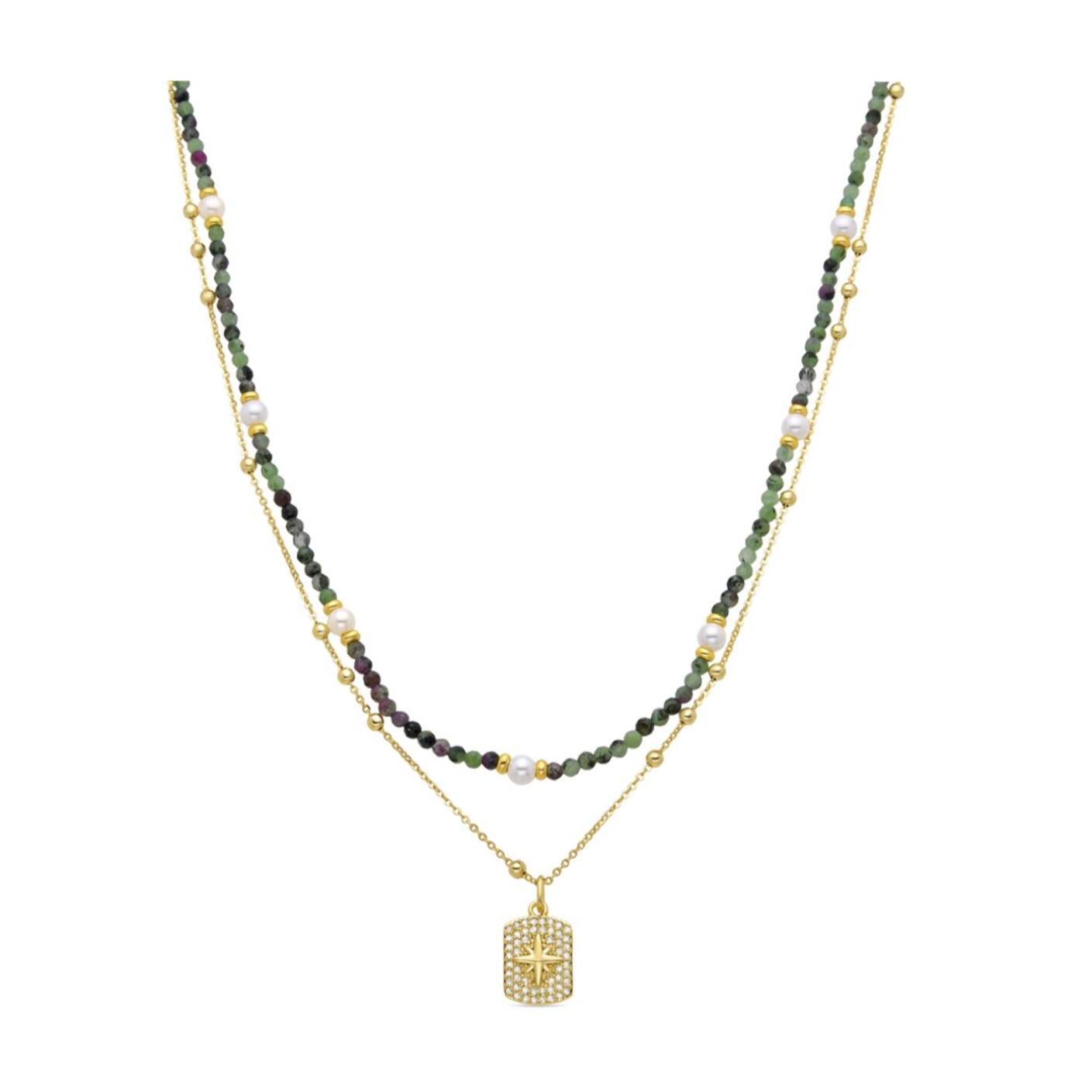 Collar Lux by Lux acabado oro 18k