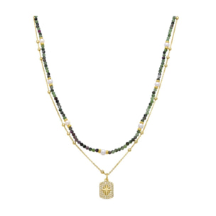 Collar Lux by Lux acabado oro 18k